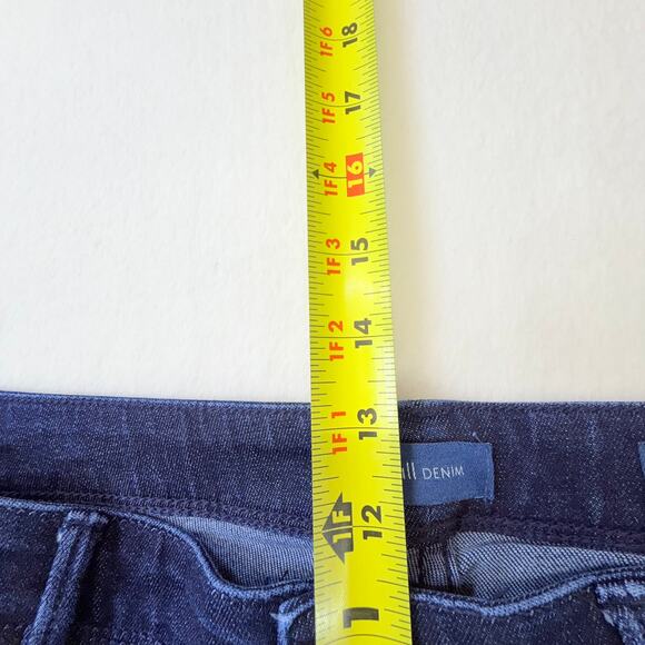 J. Jill Women’s  Jeans Size 14P High Rise Straight Leg Dark Wash Blue Denim - Picture 9 of 9